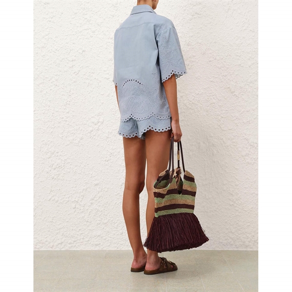 Zimmermann Daylight Denim Skjorte, Ice Storm